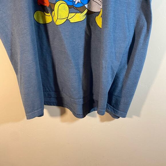 Disney Mickey Goofy Donald Duck Tee Shirt Gray Size XXL - Picture 4 of 6